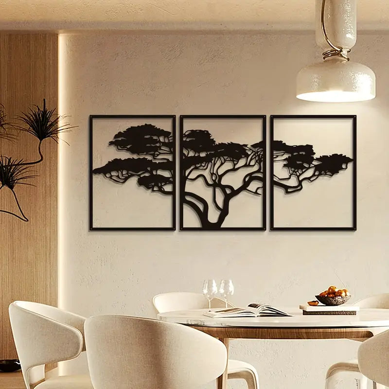 african levensboom muurdecoratie boom wanddecoratie stijlvol interieur