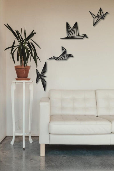 4 stuks  Vliegende Vogels