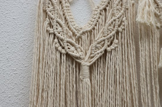 Macrame Wandkleed design - 80x100 cm - Bohemian Wandtapijt - BT Home