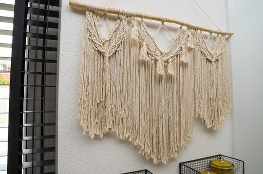 Macrame Wandkleed design - 80x100 cm - Bohemian Wandtapijt - BT Home