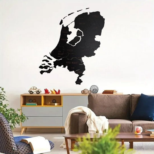 3D Nederland puzzle kaart - BT Home