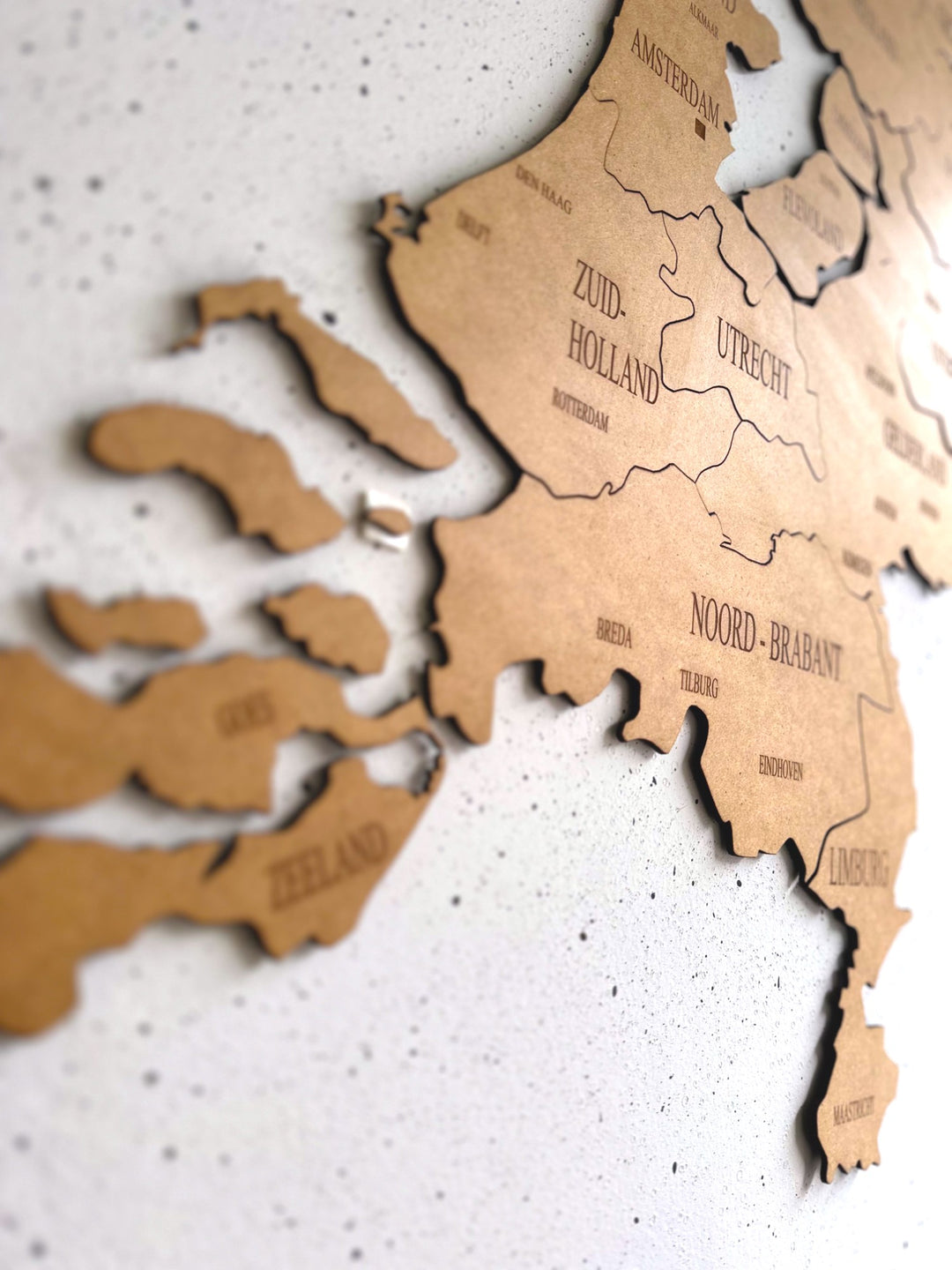 3D Nederland puzzle kaart - BT Home