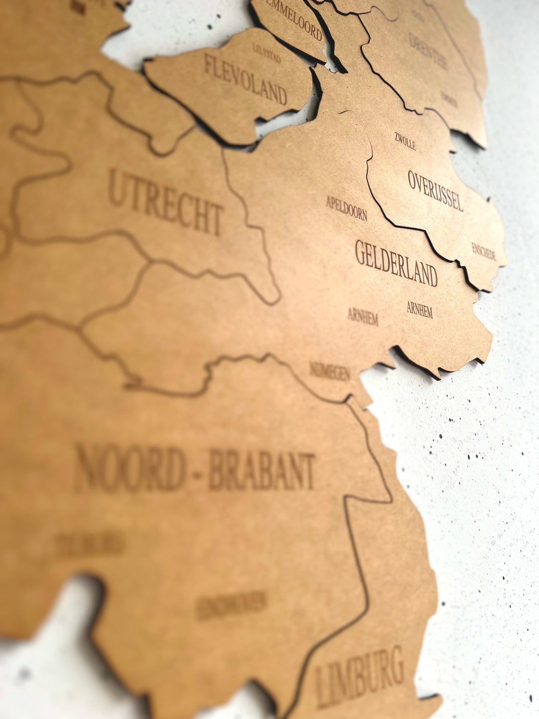 3D Nederland puzzle kaart - BT Home