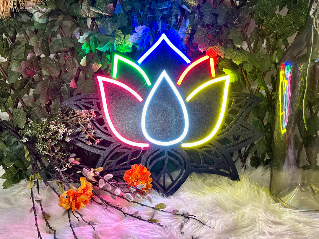 Lotus Neon Sign - BT Home