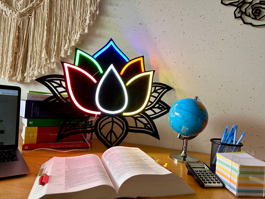 Lotus Neon Sign - BT Home