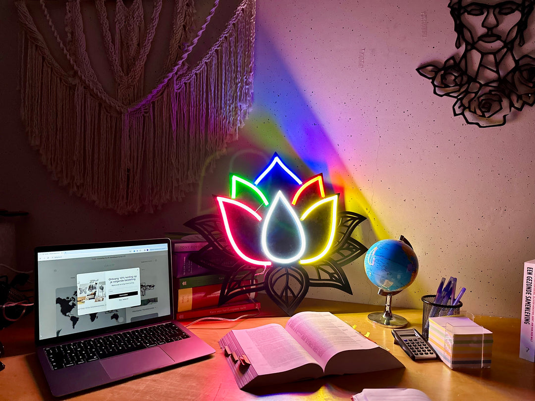 Lotus Neon Sign - BT Home