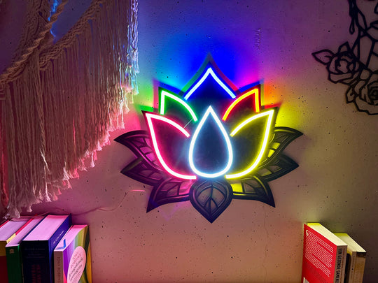 Lotus Neon Sign - BT Home