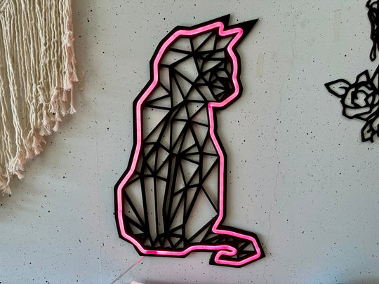 Cat Neon Sign - BT Home