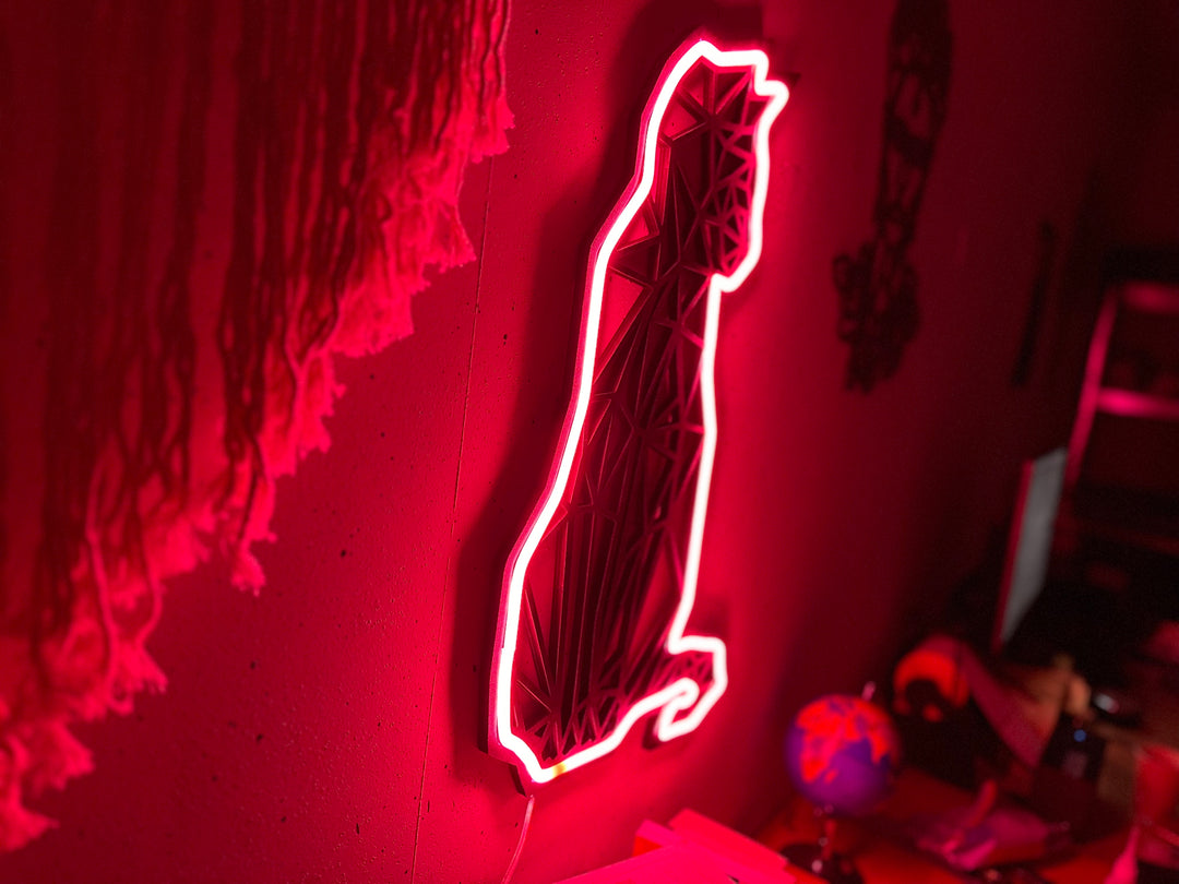 Cat Neon Sign - BT Home