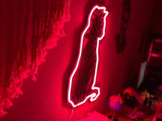 Cat Neon Sign - BT Home