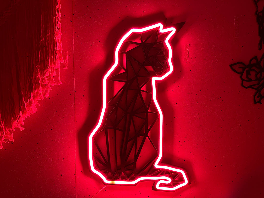 Cat Neon Sign - BT Home