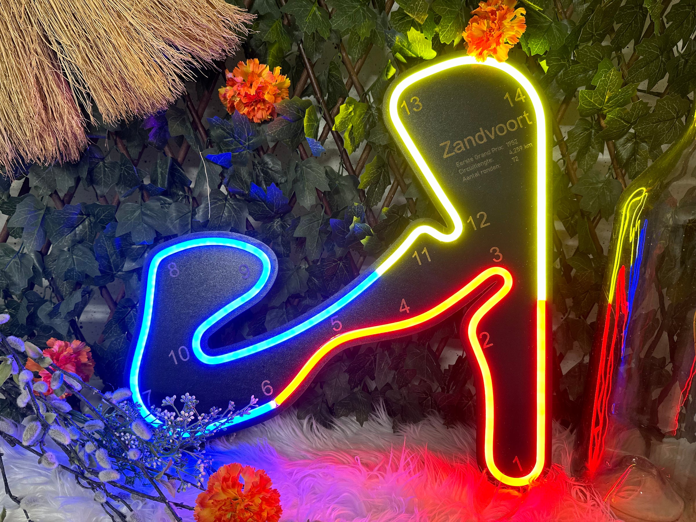 Zandvoort Circuit Neon Sign - BT Home