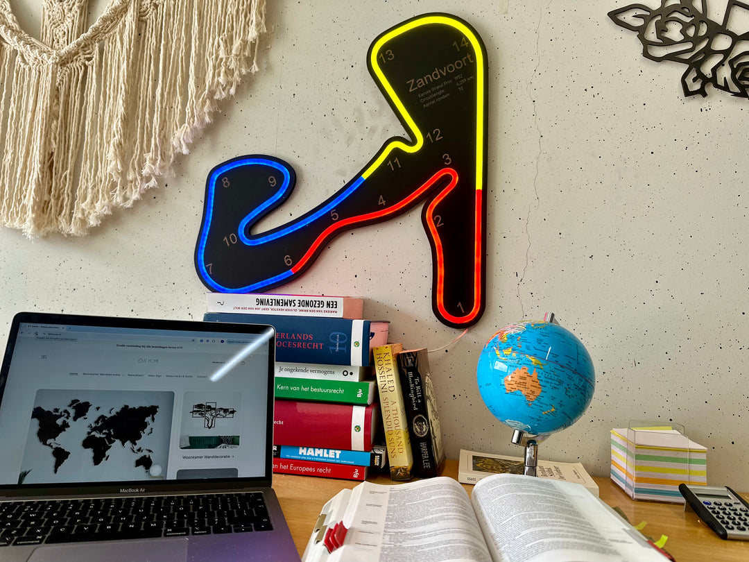 Zandvoort Circuit Neon Sign - BT Home