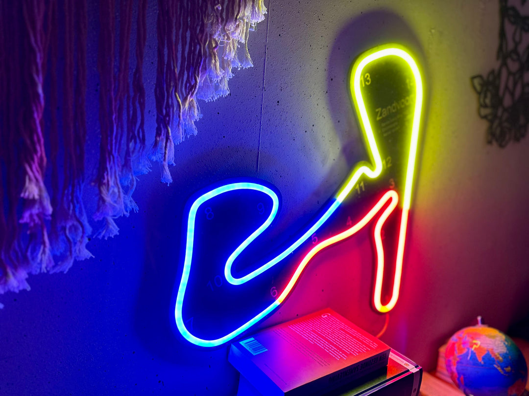 Zandvoort Circuit Neon Sign - BT Home