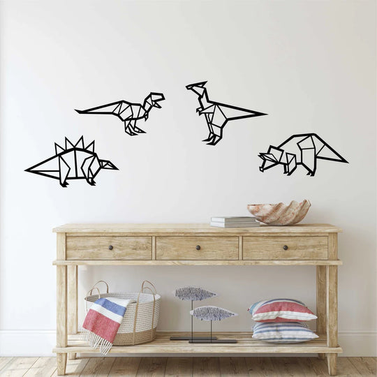4 stuks Dinosaurussen