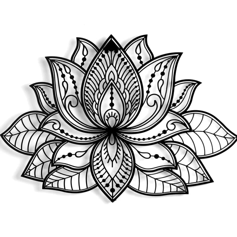 3D mandala lotus - BT Home
